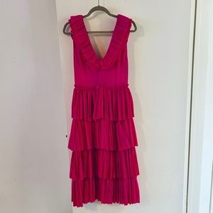 H&M Pleated sleeveless mid-long dress S-M